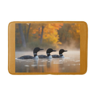 Familie im Herbst Badematte
