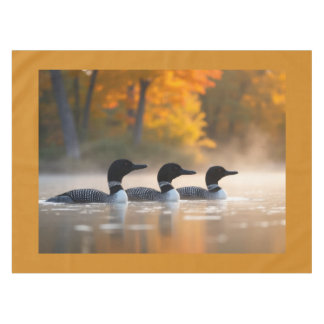 Familie im Herbst Tischdecke