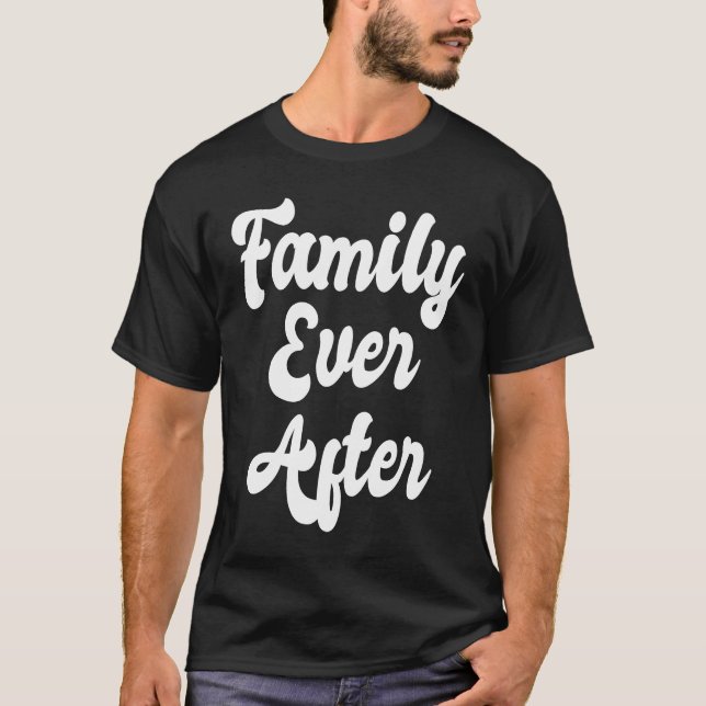 Familie immer nach Adoption Monat Adoptiert Adopti T-Shirt (Vorderseite)