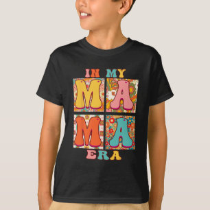 Familie in meiner Mama-Ära Groovy Retro Blumenmutt T-Shirt