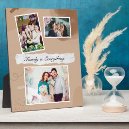 Familie ist alles Tabletop-Plakette 8x10 Fotoplatte