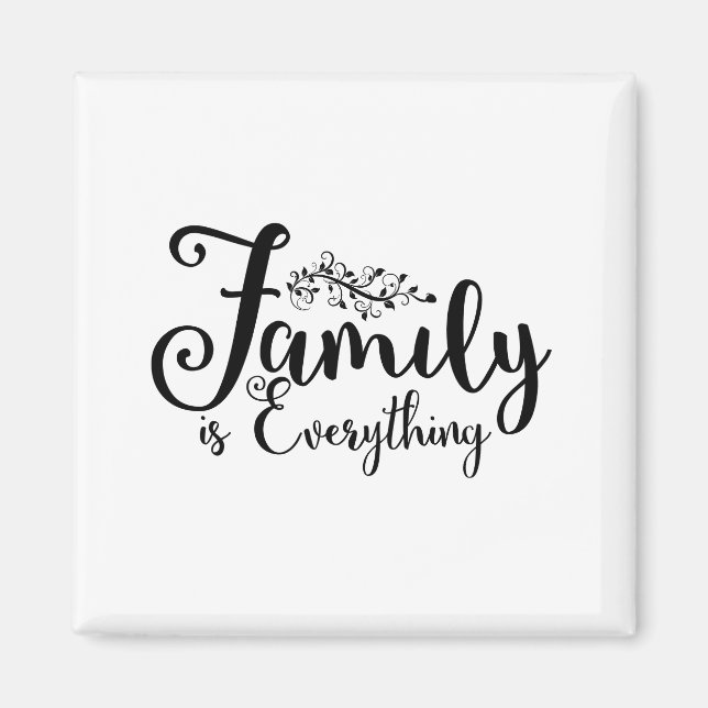 Familie ist alles, was zu bieten magnet (Vorne)