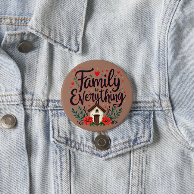 Familie ist alles Zielgruppe Button (Beispiel)