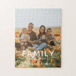 Familie ist für immer Foto<br><div class="desc">"Family Is Forever Foto" Jigsaw Puzzle ist ein großartiges Geschenk,  das Sie Ihrer Familie schenken können. Ändern Sie einfach das Foto (besser,  wenn der untere Teil dunkel ist),  dann bearbeiten Sie die Details.</div>