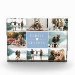 Familie ist für immer Foto Collage Block EDITABLE<br><div class="desc">Familie ist für immer Foto-Block für Fotomaterial</div>