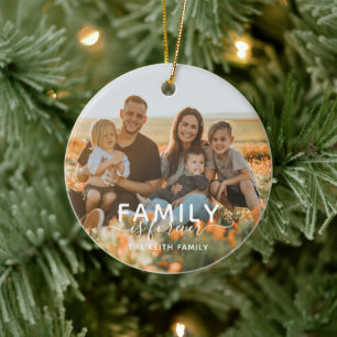 Familie Ist Für Immer Foto Modern Keramik Ornament
