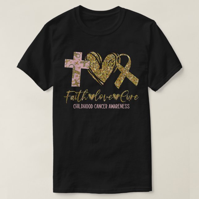 Familie ist Glaubensstiftung Liebe Heilung Kinderk T-Shirt (Design vorne)
