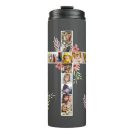 Familie Jesus Cross Christliche Kirche Lauf Thermosbecher