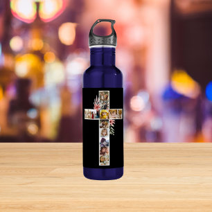 Familie Jesus Kreuz Christliche Kirche Liebhaber Edelstahlflasche