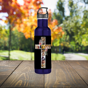 Familie Jesus Kreuz Christliche Kirche Liebhaber Edelstahlflasche