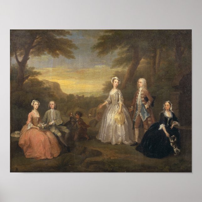 Familie Jones, c.1730-1 Poster (Vorne)