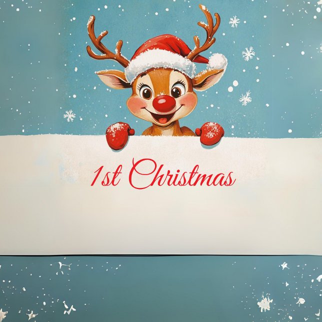 Familie Keepake 1. Weihnachten Ornament Karte (Von Creator hochgeladen)