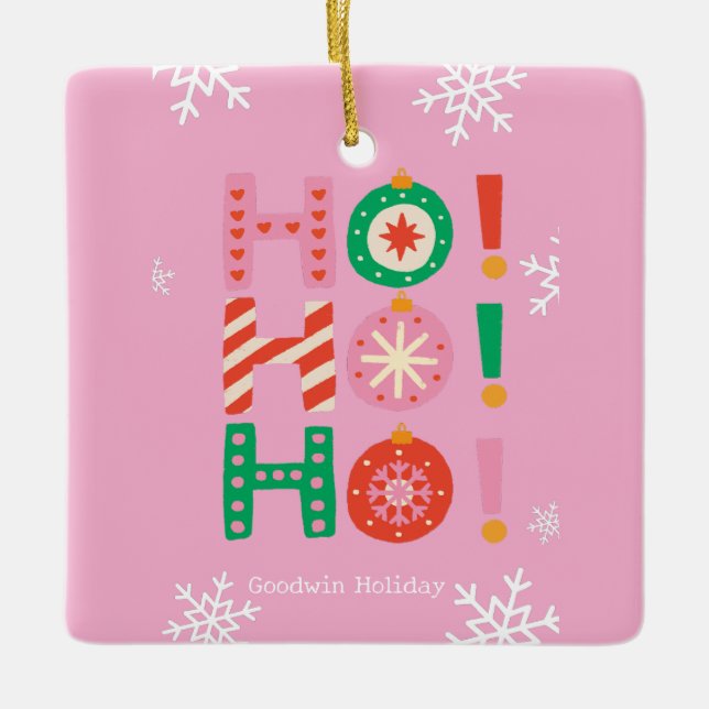 Familie Keramikornament (Vorderseite)