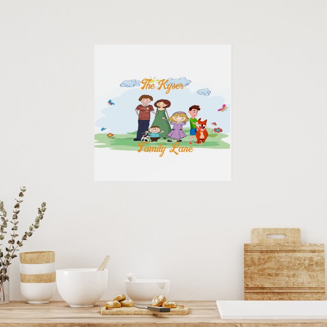 Familie Kyser Poster (Küche)
