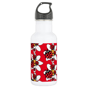Familie Ladybird und Ladybug Edelstahlflasche