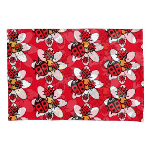 Familie Ladybird und Ladybug Kissenbezug