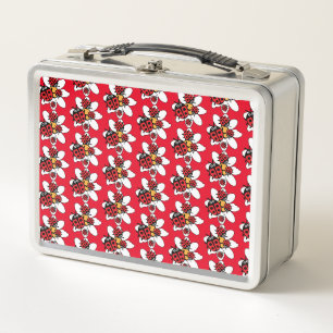 Familie Ladybird und Ladybug Metall Brotdose
