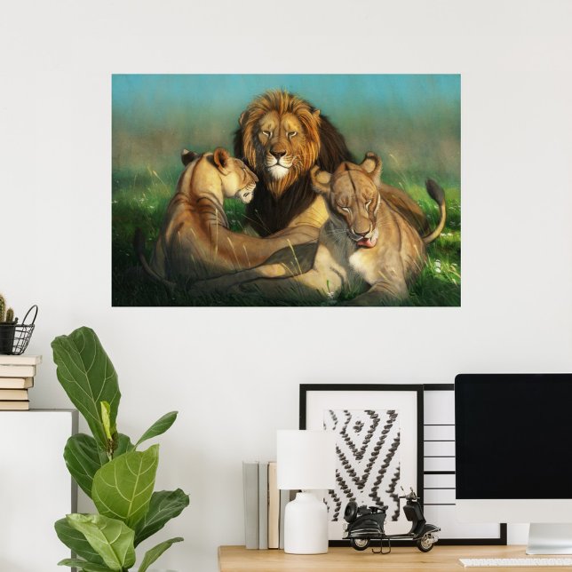 Familie Lion Poster (Von Creator hochgeladen)