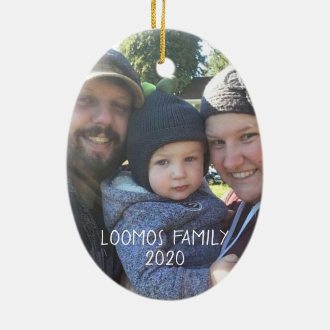 Familie Loomos Keramik Ornament (Hinten)