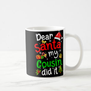 Familie Lustig Lieber Santa Mein Cousin Hat Es Get Kaffeetasse