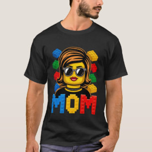 Familie Mama Meister Erbauer Bausteine Blöcke M T-Shirt