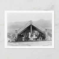Familie Maori auf Zuhause FotografNeuseeland
