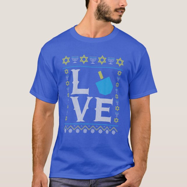 Familie Matching Group Happy Challah Days Ugly Han T-Shirt (Vorderseite)