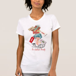 Familie Matching Moderne Winter Schlitten Weihnach T-Shirt