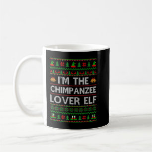 Familie Matching Ugly Chimpanzee Lover Elf Christm Kaffeetasse