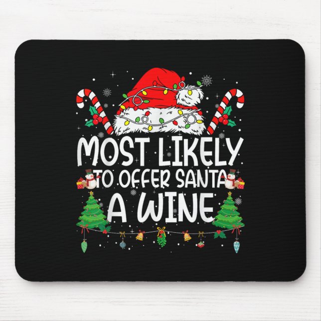 Familie Matching Weihnachten am ehesten zu bieten  Mousepad (Vorne)