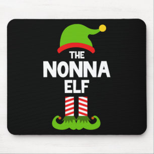 Familie: Nonna Elf Weihnachten Matching Pajama Pj Mousepad