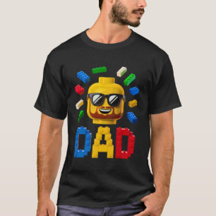 Familie Papa Meister Erbauer Bausteine Blöcke F T-Shirt