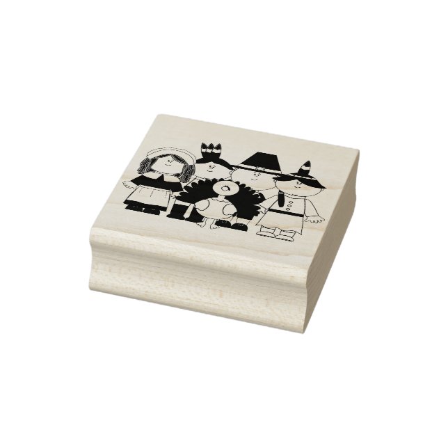 Familie Pilgrim Gummistempel (Stempel)