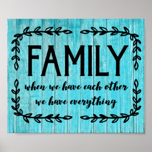Familie Poster