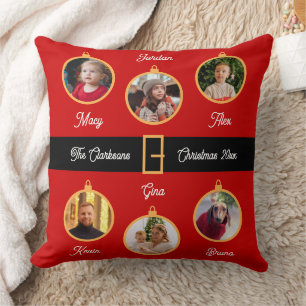 Familie Santa Belt Custom Weihnachtsfeiertag Kissen