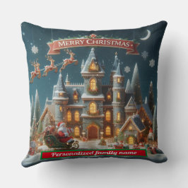 Familie SANTA CLAUS CHRISMAS FARBFARBIGE DURCH PIL Kissen