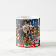 Familie SANTA CLAUS CHRISTMAS COLORFUL