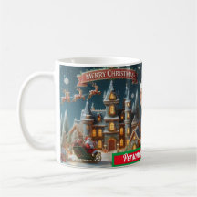 Familie SANTA CLAUS CHRISTMAS COLORFUL