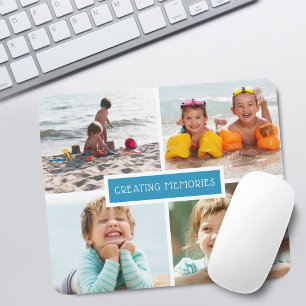 Familie schafft Erinnerungen Fotocollage Mousepad