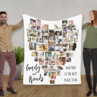 Familie und Freunde Herz geformt 51 FotoCollage
