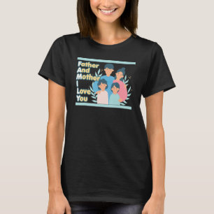 Familie Vater und Mutter Liebe stolz euch Adoption T-Shirt