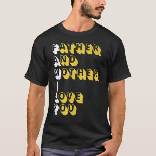 Familie Vater und Mutter Liebe stolz euch Adoption T-Shirt