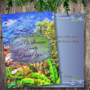 Familie Vielen Dank Yelapa Path View 0819 Dankeskarte