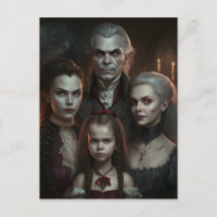 Familie viktorianisch Vampire, gotischer Horror