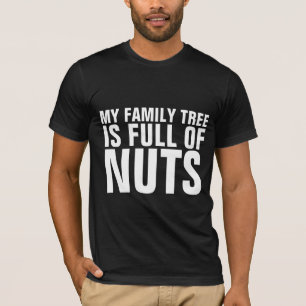 FAMILIE WIEDERSEHEN FUNNY "FAMILIE TREE NUTS" T -  T-Shirt