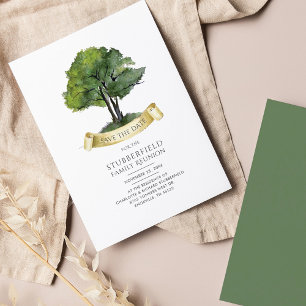 Familie Wiedersehen Genealogie Tree Save the Date