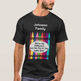 Familie Wir sind alle Spaß, aber wir passen in Box T-Shirt