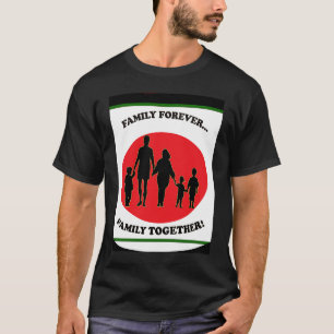 Familie zusammen für immer Hände in Unity Sil halt T-Shirt