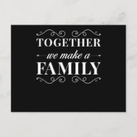 Familie zusammen machen wir Familie