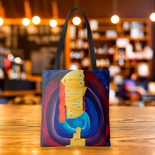 Familie zusammen Porträt Moderne Malerei Kunst Tasche